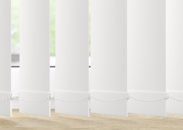 Trinity (Blackout), Cotton White - Vertical Blind - Image 4